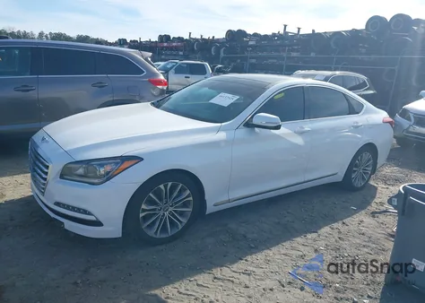2016 Hyundai Genesis 3.8 из США, поврежденный, VIN KMHGN4JE4GU126796